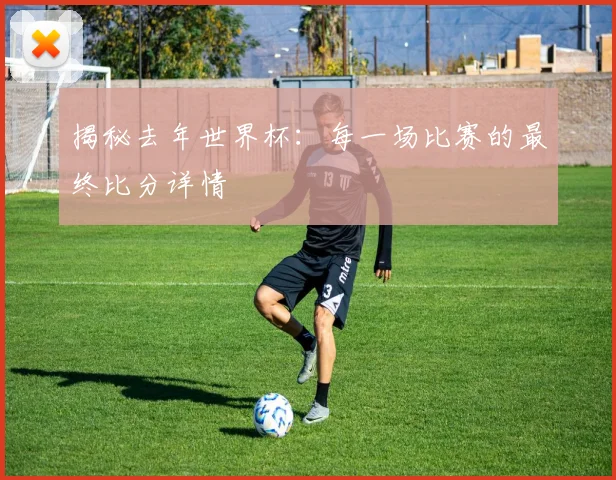 揭秘去年世界杯:每一场比赛的最终比分详情