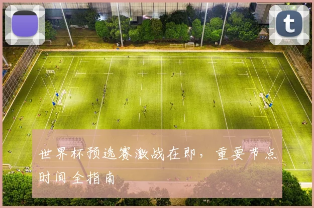 世界杯预选赛激战在即,重要节点时间全指南